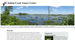 Desktop Screenshot of indiancreeknaturecenter.us