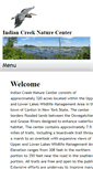 Mobile Screenshot of indiancreeknaturecenter.us